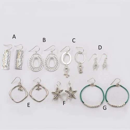 Plain Silver Handmade Earring daily Wear Women Dangle Earring 925Sterling Silver