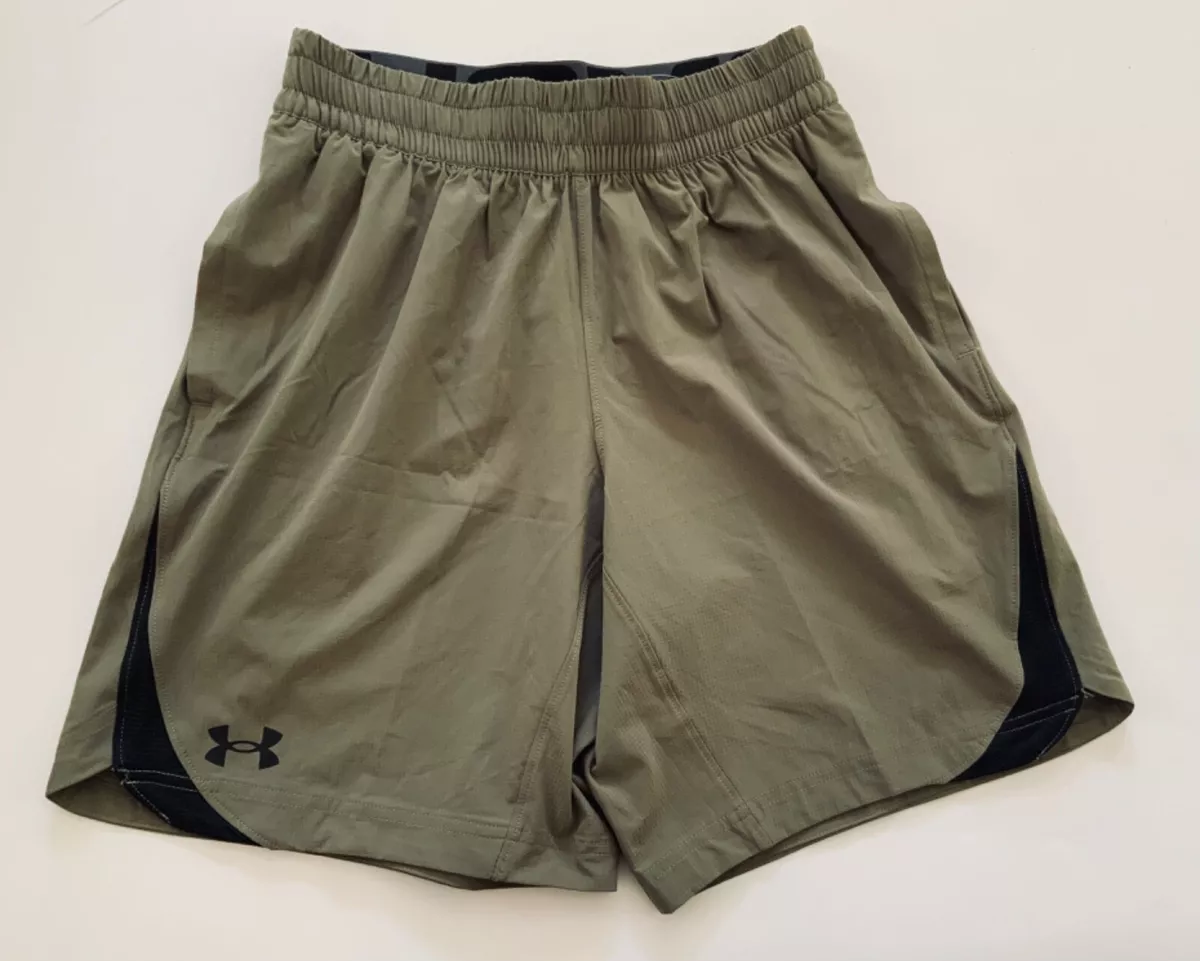 Under Armour Men’s Elevated Woven 2.0 Shorts 1362289 361 Olive Green Size S