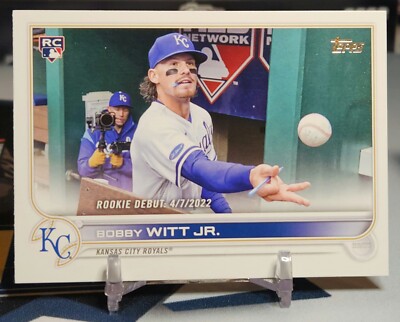 2022 Topps Update Bobby Witt Jr Rookie Debut Card #187 2022 Topps Update Bobby Witt Jr Rookie Debut Card #187