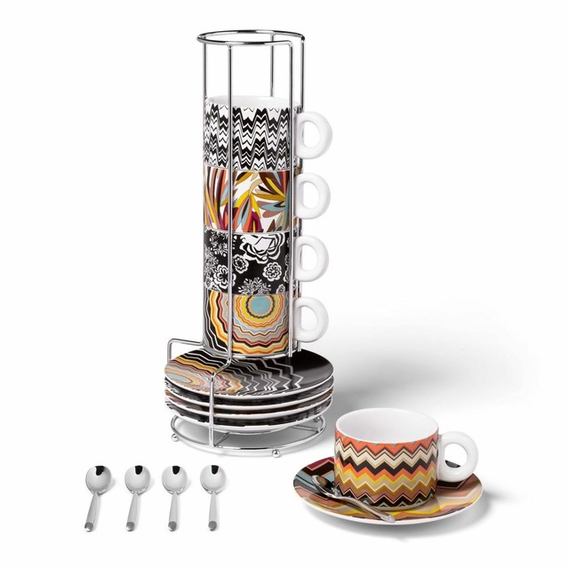 Espresso Set Cups Saucers Spoons Missoni For Target For Sale