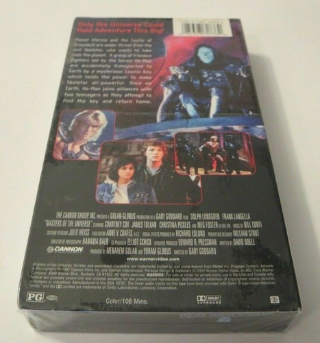 MASTERS OF THE UNIVERSE VHS video tape FACTORY SEALED Warner Home watermark motu - Picture 10 of 10