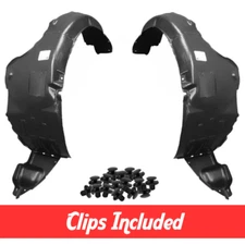Front Driver & Passenger Side Fender Liner Set w/ Clips For 2011-2013 Sonata