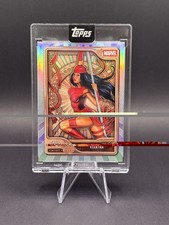 2026 Topps Mint Marvel Elektra Bronze #6 Sky Blue Foil /100 Encased 🔥🔥