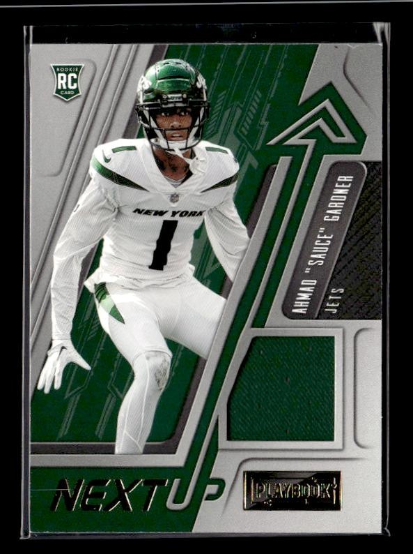 2022 Panini Playbook #NU-28 Ahmad "Sauce" Gardner Next Up Jerseys New York Jets