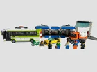 LEGO City 8404 Public Transport Station 2010 Retired Complete w/ Minifigs Manual