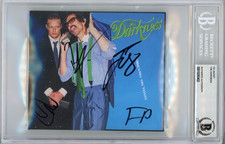 FULL BAND SIGNED AUTOGRAPH The Darkness Dreams On Toast CD Cover BAS Beckett COA
