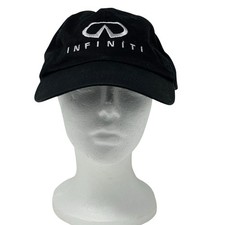 Infiniti Black White Embroidered Logo Adjusta...
