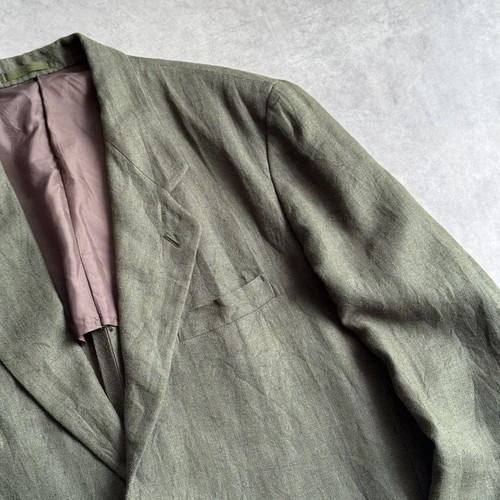 ISSEY MIYAKE Linen Tailored Jacket Men's #ED ZEA - Picture 4 of 18