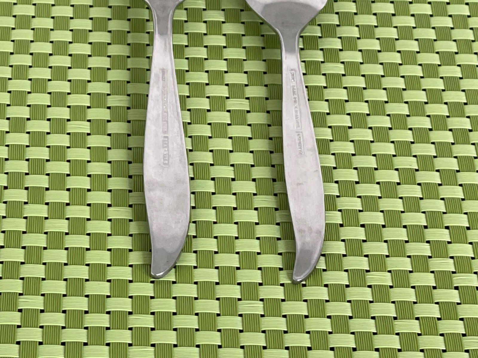 National Stainless STARETTE Set of 2 Forks Asterisks Japan Flatware