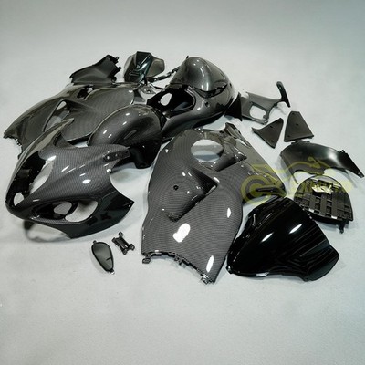 Gen1 Carbon Fiber Fairing Kit for Suzuki Hayabusa GSX1300R 1997-2007 Black Gray