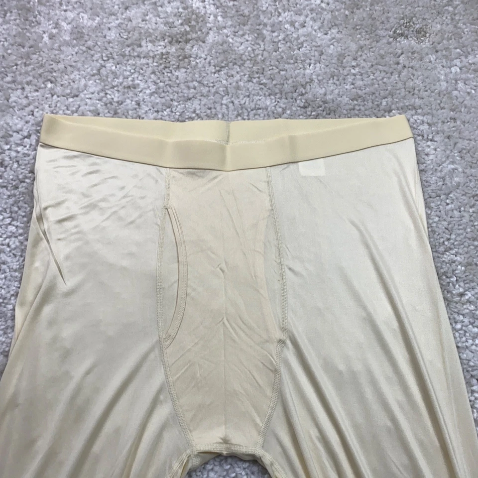 Pantalones largos Johns Lands' End capa base para hombre talla 2XL crudo 100 % seda salón nuevos con etiquetas Foto 4 de 4