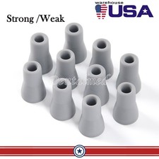 10/20Pcs Dental Saliva Ejector Strong /Weak Suction Rubber Snap Adapter Tip