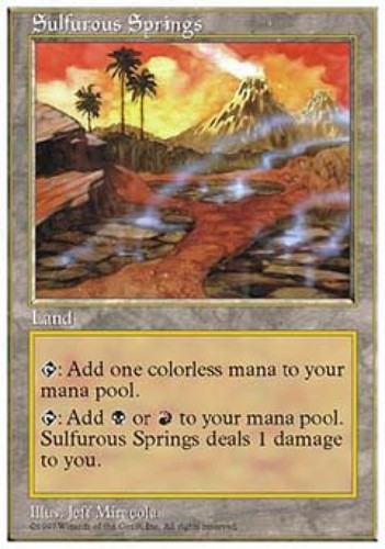 MTG Molle Sulfuree Inglese NM Normale 5° Edizione