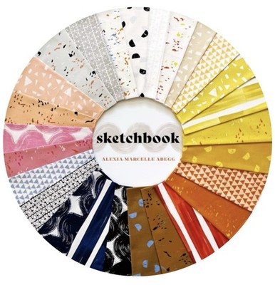 Sketchbook Charm Pack by Alexia Marcelle Abegg for Ruby Star Society