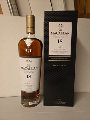 The Macallan 18 Jahre Sherry Oak 2023   43%   0,7L   OVP   ungeöffnet