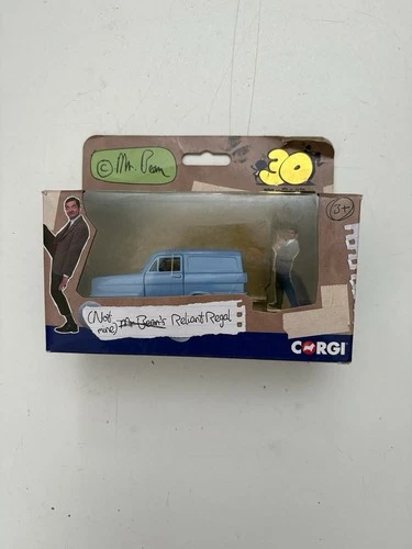 Corgi CC85804 Mr Bean Reliant Regal 30 Years Of Mr Bean  1:36 Diecast Car