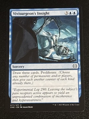 MTG Phyrexia: All Will Be One Vivisurgeon's Insight 077/271 NM