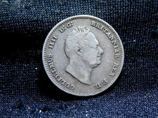 UK 1834 Great Britain SILVER 3 Pence Threepence