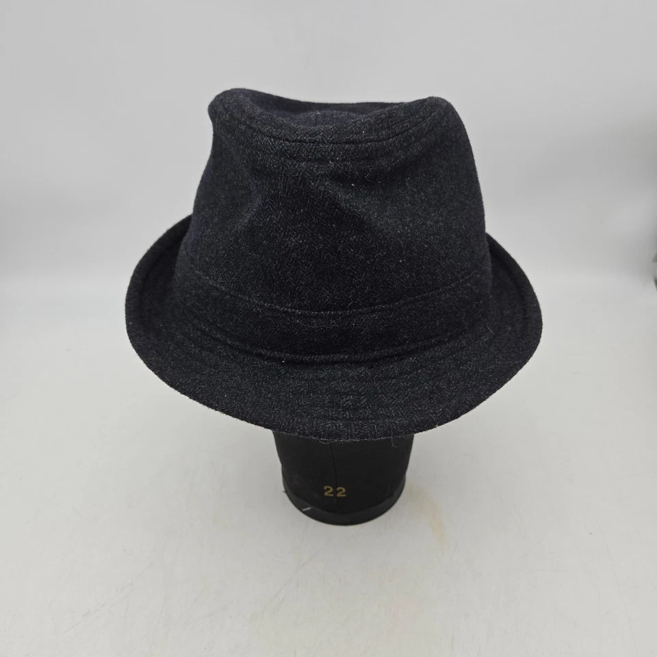 Sombrero Goorin Bros Fedora Para Hombre Gris Medio Lana Mezcla Poliéster Forrado Foto 3 de 4