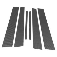 6 Pcs Door Pillar Window Trim For Acura Tl 2004-2008 Carbon Fiber Pattern Black 6 Pcs Door Pillar Window Trim For Acura Tl 2004-2008 Carbon Fiber Pattern Black