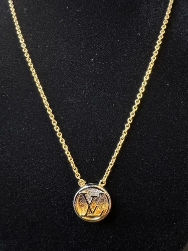 LOUIS VUITTON（LV） Collana Louis Vuitton LV bicolore collier da L a V Va0251 con certificato di autenticità incluso