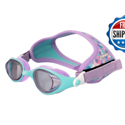 Finis Dragonfly Kids Swim Goggles - Ages 3-8 - Uv Protection - Floating