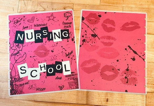 MATTE *Burn Book Nursing School* Cover Set 4 use with Classic HAPPY Planner~ - Picture 2 of 7