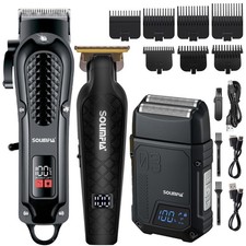 3 in 1 Professional Hair Clippers Electric Shaver Set Cordless Barber Trimmer