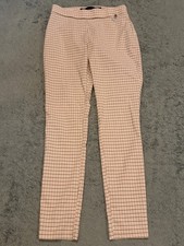 Tommy Hilfiger Pants Womens Small Pull On Plaid Multicolor Stretch Skinny Office