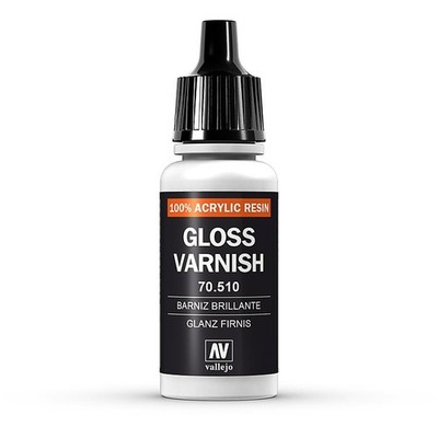 Vallejo 70.510 - Gloss Varnish - Lasur klar - 17 ml