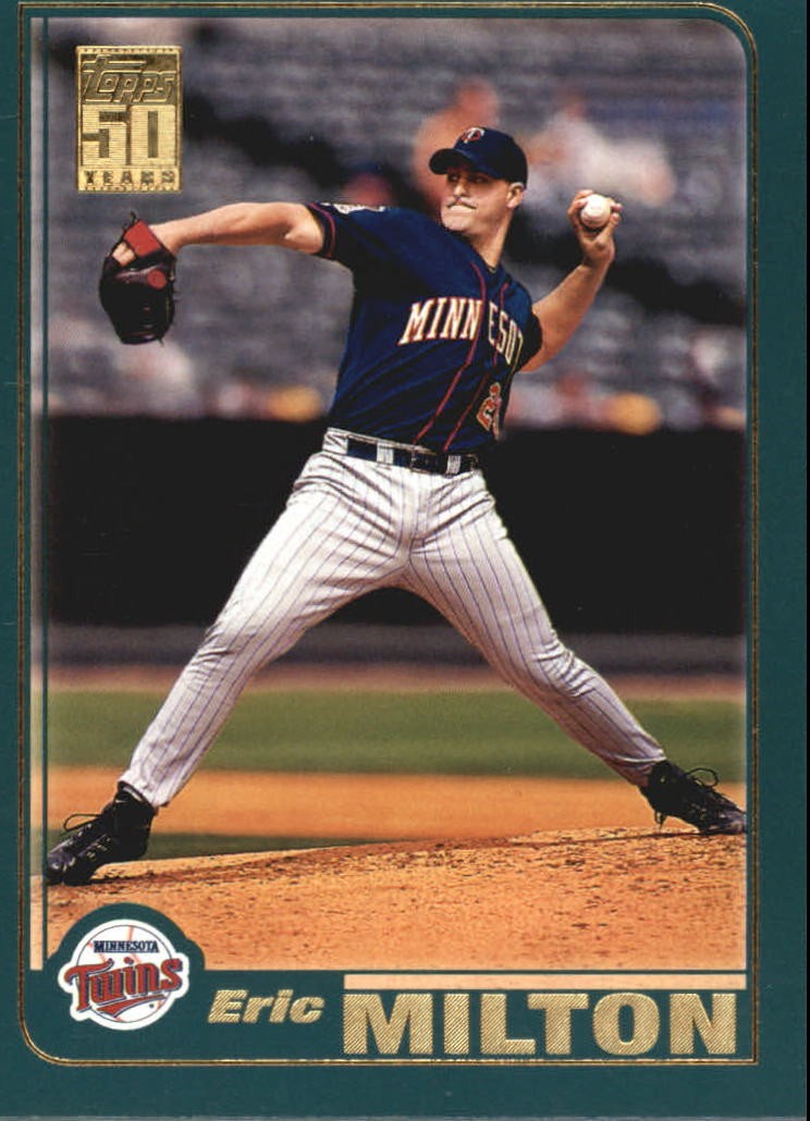2001 Topps #692 Eric Milton - BB