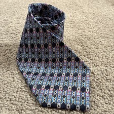 Stefano Ricci Blue Multi Striped Pattern Men  s Silk Tie