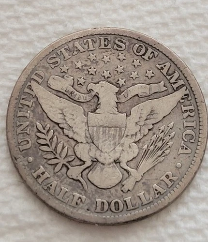 1897 50c Barber Half Dollar Coin