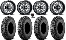 ITP Momentum 14" Wheels Milled 28" Incursion A/T Tires Polaris Sportsman / RZR