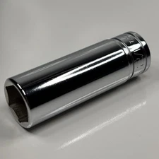 NOS Snap On Tools SFS161 3/8 Dr 6Pt SAE 1/2 Flank Drive Deep Socket USA 1989