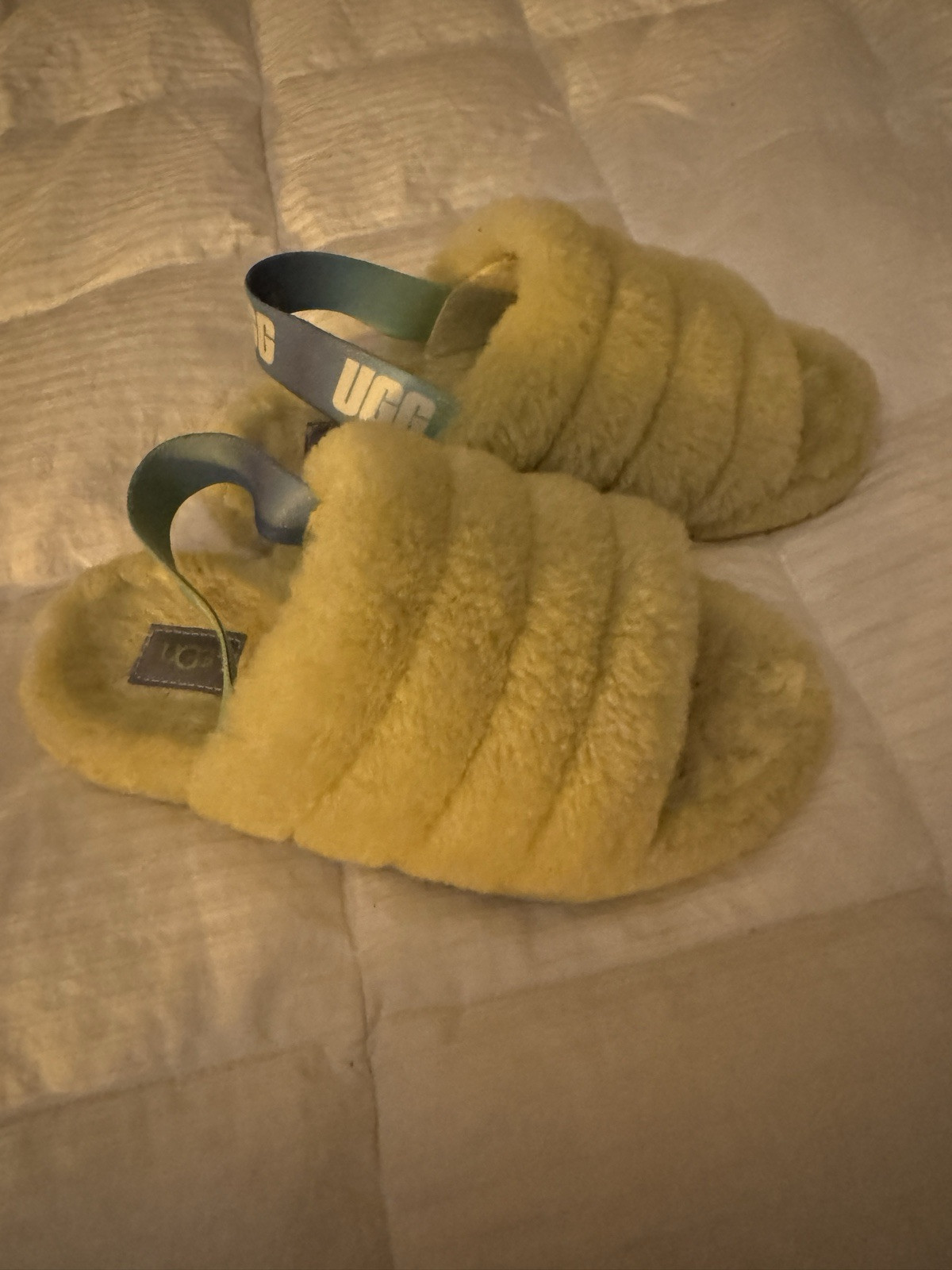 PANTOFOLA D’ORO Pantofole Ugg Fluff Yeah colore giallo taglia 6