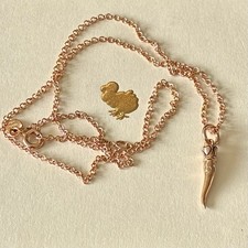 Dodo Pomellato Collana Cornetto Peperoncino Mini Limited Edition Oro Rosa Raro