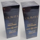 2 OLAVITA Liquid Solution Age Erase Formula Anti aging 1.01 OZ Genuine Authentic