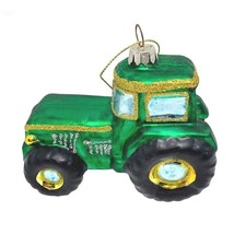 Image of Green Tractor Christmas Tree Decoration by Heaven Sends Novelty Festive Ornament