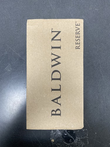 Baldwin FDELLTRR150 Ellipse Dummy Door Knob Set - Satin Nickel