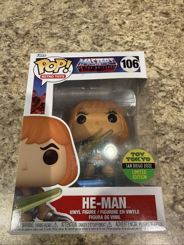 SDCC 2022 Funko Toy Tokyo Masters Of The Universe He-Man #106
