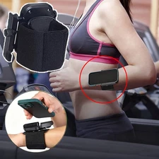 Rotatable Wristband Phone Holder Armband Cell Phone Bag Sports Holder ~US New