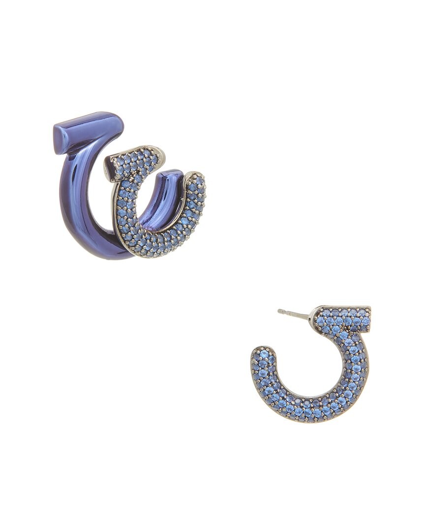 Женские серьги Gancini от Ferragamo в сочетании друг с другом 36390₽