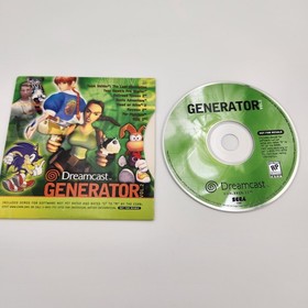 Dreamcast Generator vol 2 - Sega Dreamcast - Complete, Tested, Works, Authentic 