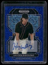 2022 Prizm Draft Picks #PDP196 Hayden Birdsong Auto Blue Donut Circles /25