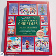 Running Press Peanuts Charlie Brown Christmas Musical Door Advent Calendar Kids