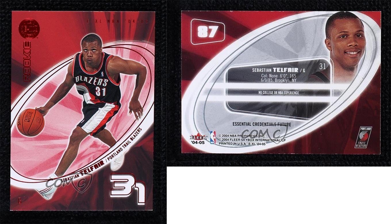2004 E-XL Essential Credentials Now Missing Serial Number Sebastian Telfair s9z thumbnail 3