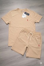 Polo Ralph Lauren men s t-shirt and Shorts Set Size Medium Tan
