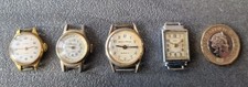 Vintage Old Watch Job Lot Of Untested Watches. See Photos For Actual Watches. 