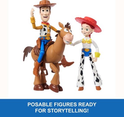 Disney Pixar Toy Story Roundup Crew Action Figures Woody Jessie